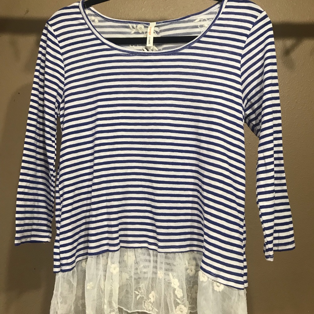Orange Creek Stripped Top